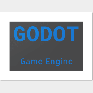 GODOT game engine t-shirt Posters and Art